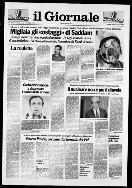 Il giornale : quotidiano del mattino